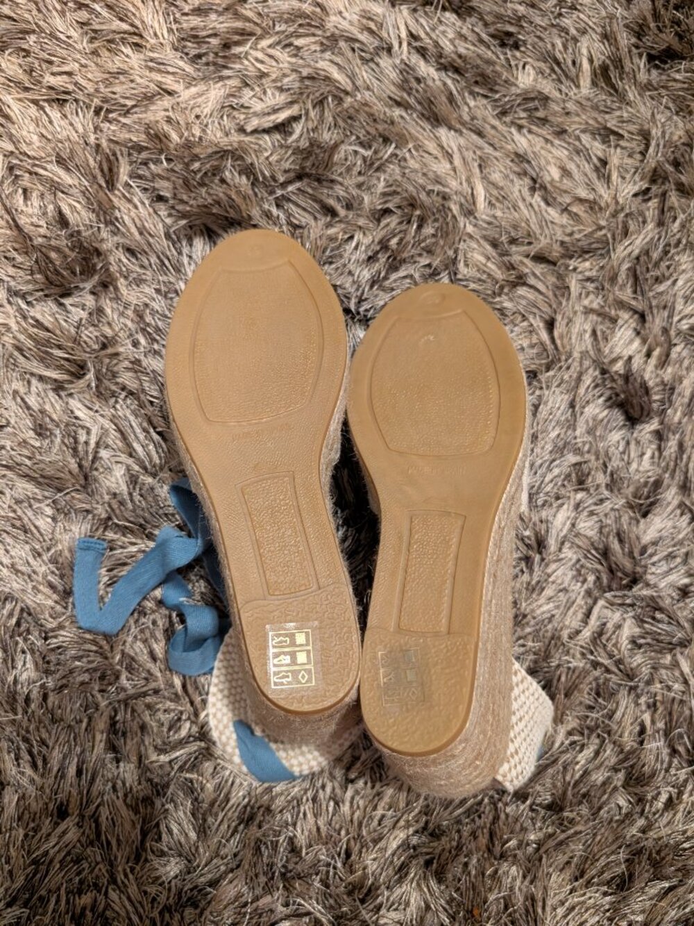 Sezane Diane Espadrilles Ecru Canvas Heart Embroidery US 8 NWOT LIMITED EDITION! - Picture 10 of 10